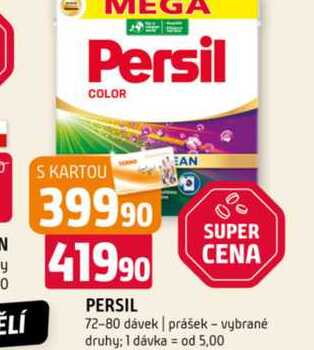 Persil 72-80 dávek prášek vybrané druhy
