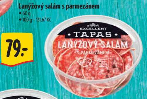 Lanýžový salám s parmezánem, 60 g