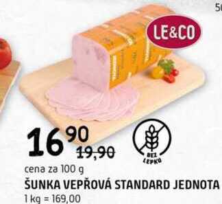 Vepřová šunka standard jedmota 100g