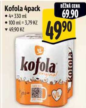 Kofola 4pack, 4x 330 ml 
