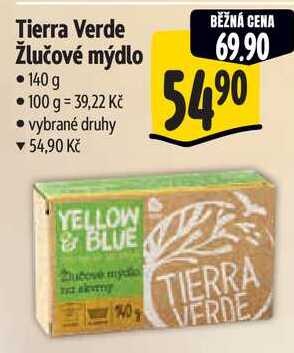 Tierra Verde Žlučové mýdlo, 140 g