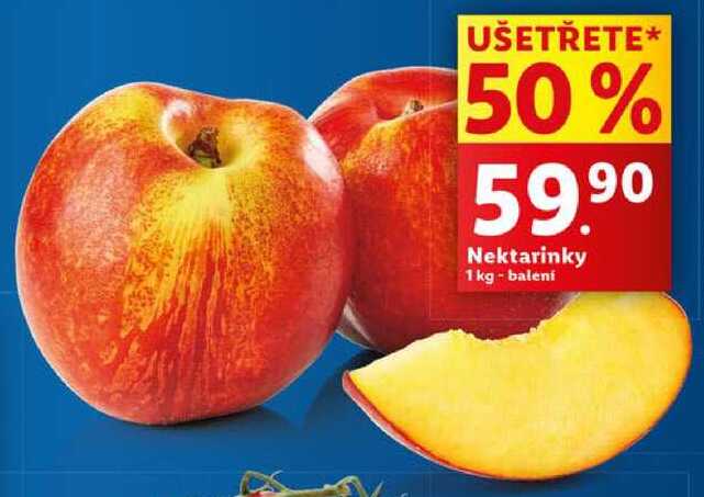Nektarinky 1 kg - balení 