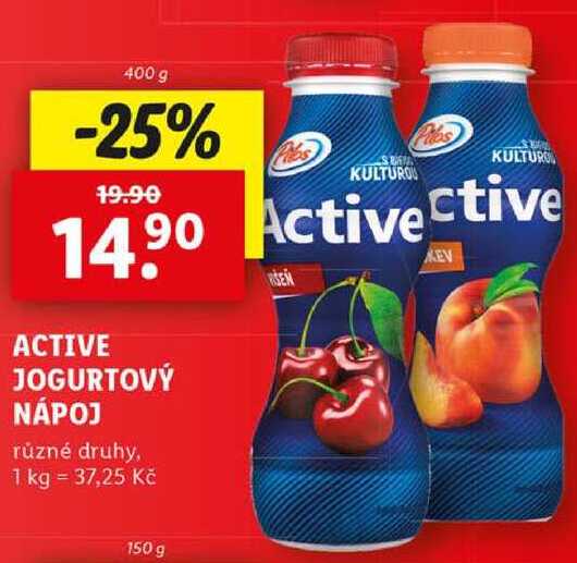 ACTIVE JOGURTOVÝ NÁPOJ, 400 g