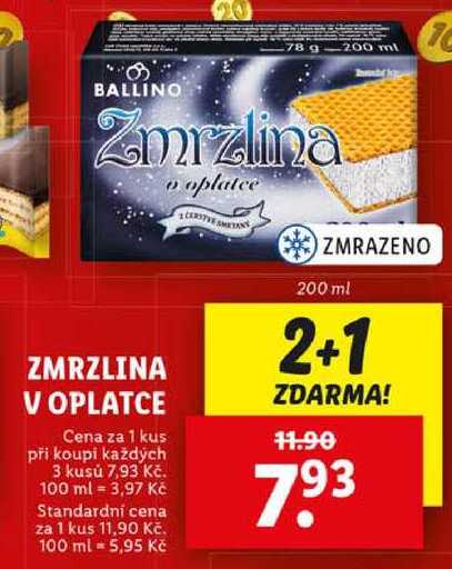 ZMRZLINA V OPLATCE, 200 ml