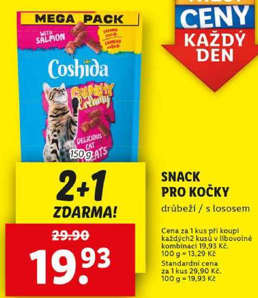 SNACK PRO KOČKY, 150 g
