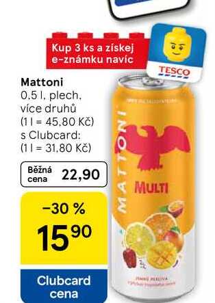 Mattoni plech, 0.5 l