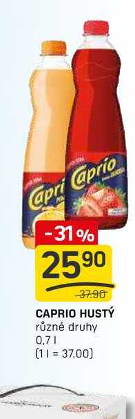 CAPRIO HUSTÝ různé druhy 0,7l