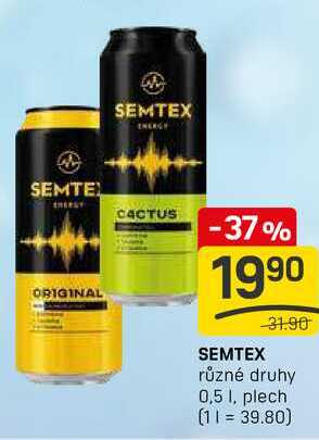 SEMTEX různé druhy 0,5 1, plech 
