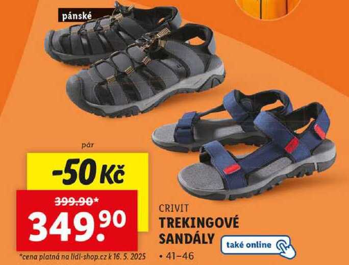 TREKINGOVÉ SANDÁLY