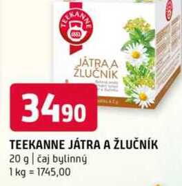 Teekanne játra a žlučník 20 g čaj bylinný  