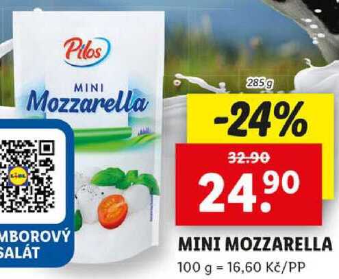 MINI MOZZARELLA, 285 g