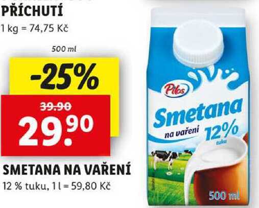 SMETANA NA VAŘENÍ, 500 ml