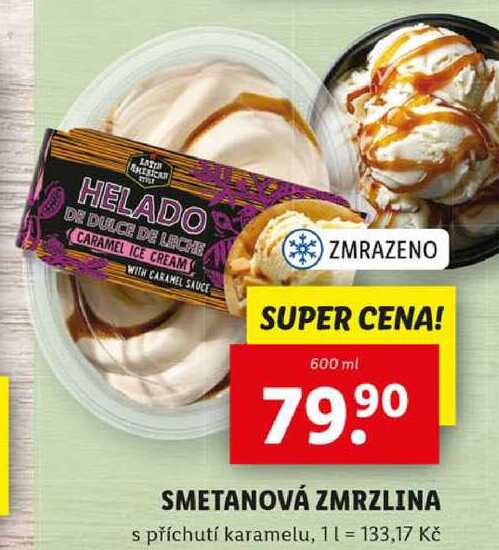 SMETANOVÁ ZMRZLINA, 600 ml