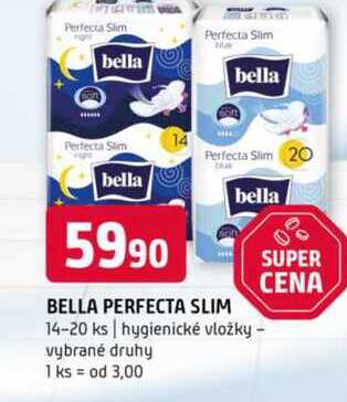 Bella Perfecta Slim 14-20 ks hygienické vložky vybrané druhy 