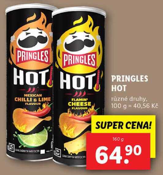 PRINGLES HOT, 160 g