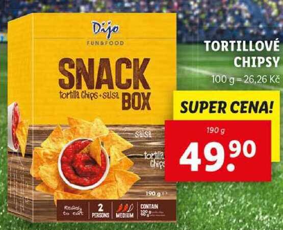 TORTILLOVÉ CHIPSY, 190 g