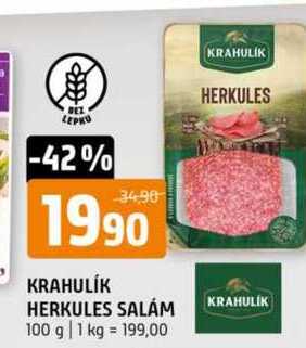 Krahulík Herkules salám 100g