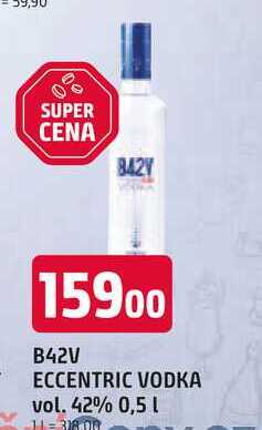B42V ECCENTRIC VODKA vol. 42% 0,5 l