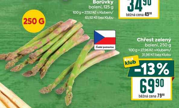 Chřest zelený 250 g 