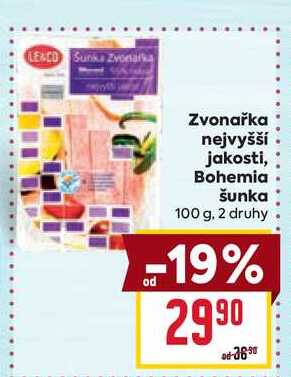 Bohemia šunka 100 g