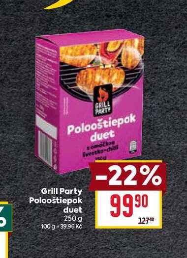 Grill Party Polooštiepok duet 250 g