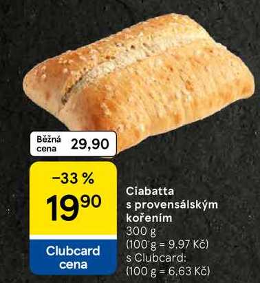 Ciabatta s provensálským kořením, 300 g 