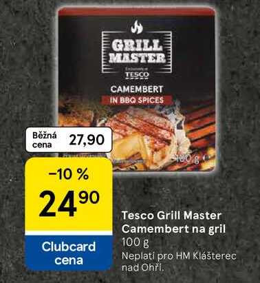 Tesco Grill Master Camembert na gril, 100 g