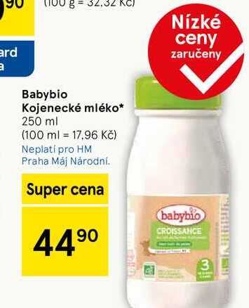 Babybio Kojenecké mléko, 250 ml  