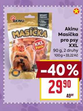 Akinu Masíčka pro psy XXL 90 g