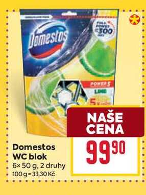 Domestos WC blok 6x 50 g