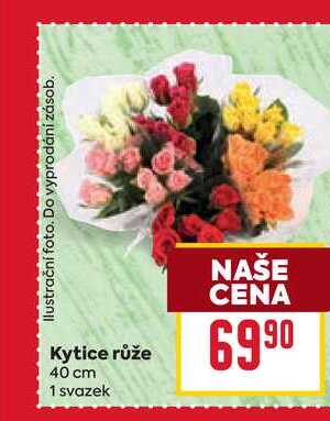 Kytice růže 40 cm 1 svazek 