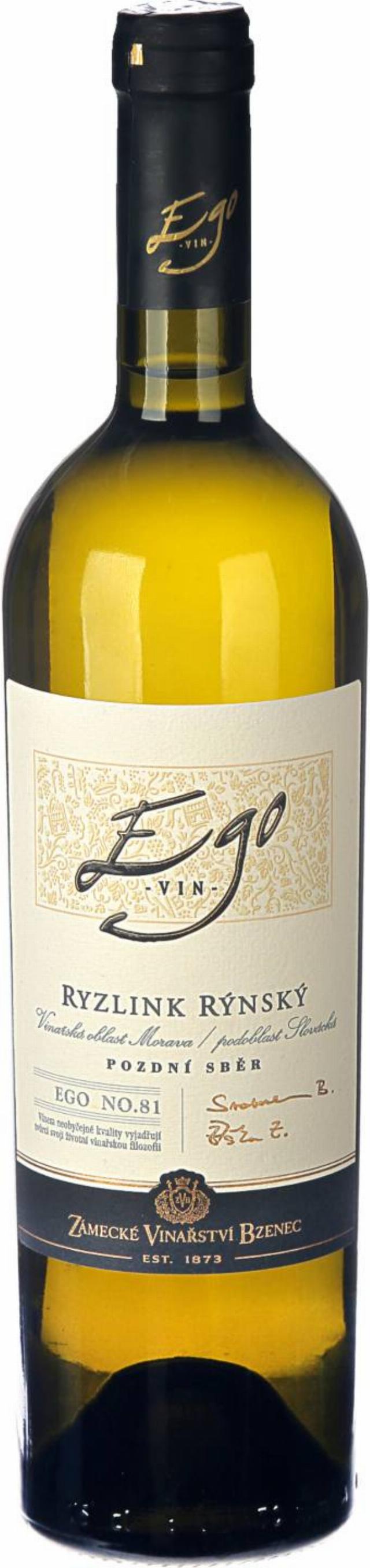 Zámecké Vinařství Bzenec EGO Ryzlink rýnský, Chardonnay, Rulandské bílé