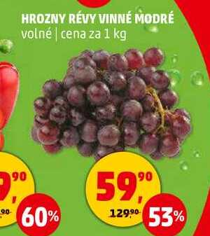 HROZNY RÉVY VINNÉ MODRÉ volné, 1kg