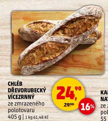 CHLÉB DŘEVORUBECKÝ VÍCEZRNNÝ, 405 g 