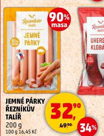 JEMNÉ PÁRKY REZNÍKŮV TALÍŘ, 200 g 