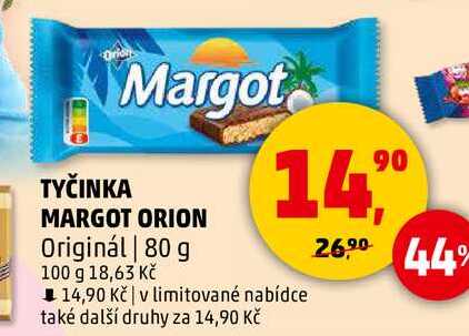 TYČINKA MARGOT ORION Originál, 80 g