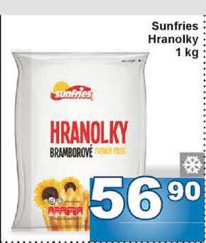 Sunfries Hranolky 1 kg 