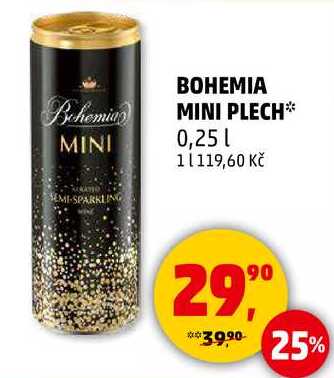 BOHEMIA MINI PLECH, 0,25 l
