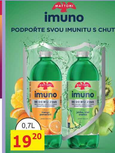 MATTONI imuno 0,7L 