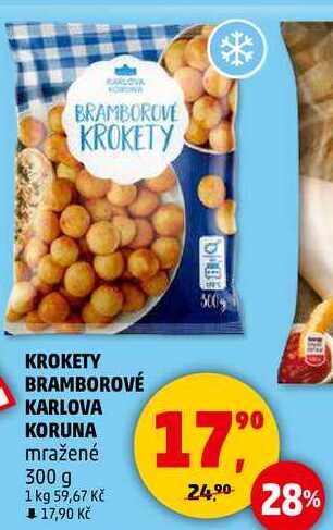 BRAMBOROVE KROKETY KARLOVA KORUNA mražené, 300 g 