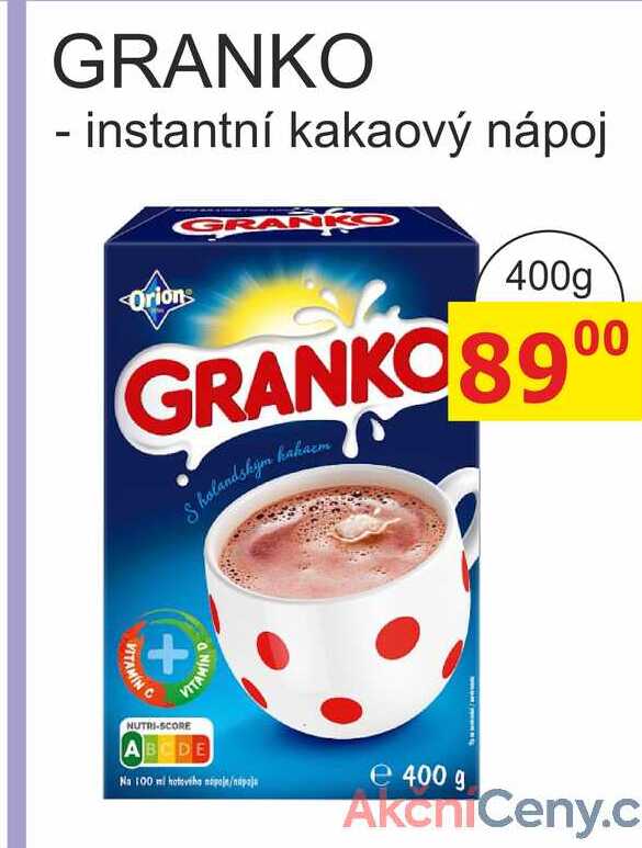 GRANKO - instantní kakaový nápoj 400 g