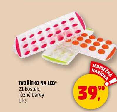 TVOŘÍTKO NA LED, 21 kostek, různé barvy, 1 ks 