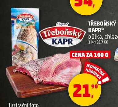 TŘEBOŇSKÝ KAPR půlka, 100 g