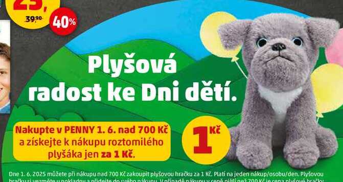 Plyšová radost ke Dni dětí