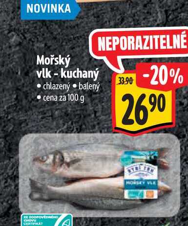   Mořský vlk-kuchaný  100 g