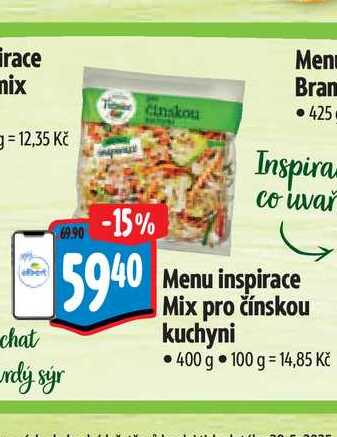   Menu inspirace Mix pro čínskou kuchyni 400 g  