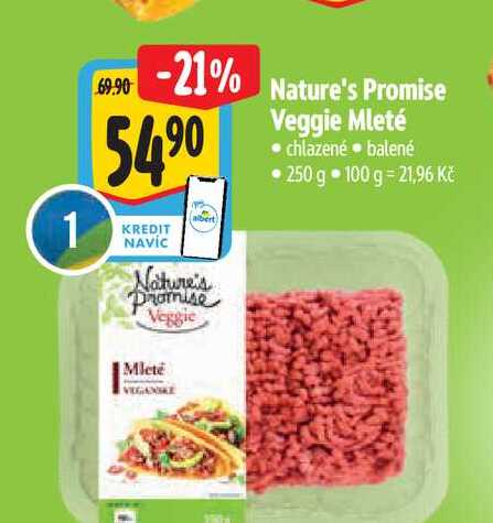  Nature's Promise Veggie Mleté  250 g