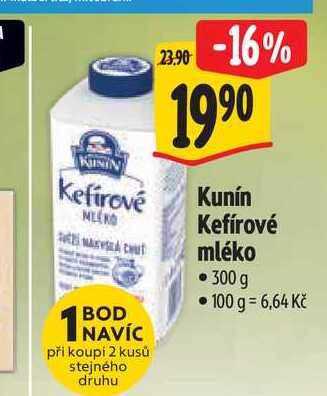 Kunín Kefírové mléko 300 g