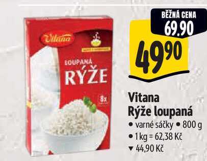  Vitana Rýže loupaná varné sáčky  800 g