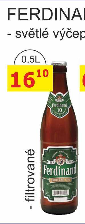 Ferdinand Výčepní světlé pivo 0,5l